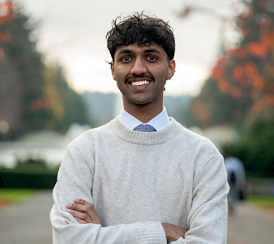 Photo illustrating UW undergrad named 2026 Rhodes Scholar