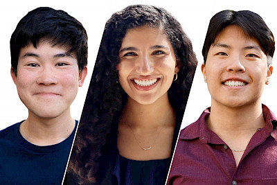 Photo illustrating 3 UW-affiliated graduate students among this year’s 30 Soros Fellows